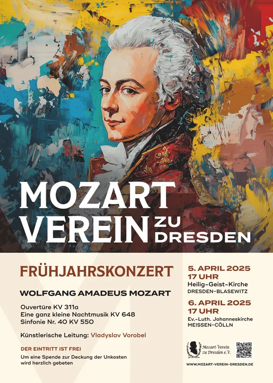 Plakat der Frühjahrskonzerte 2025