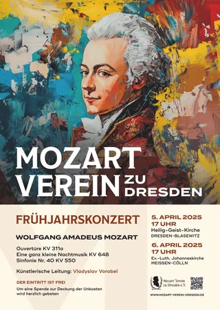 Plakat der Frühjahrskonzerte 2025