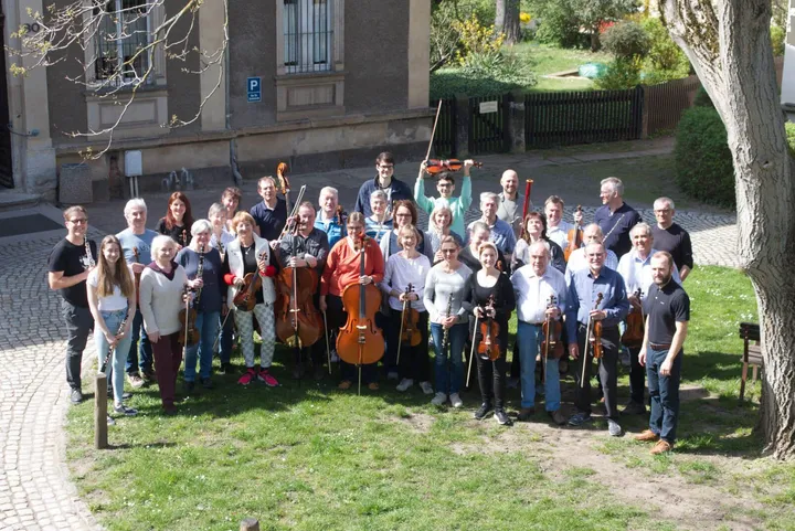 Das Orchester beim Probenwochenende (Foto: Hesse)